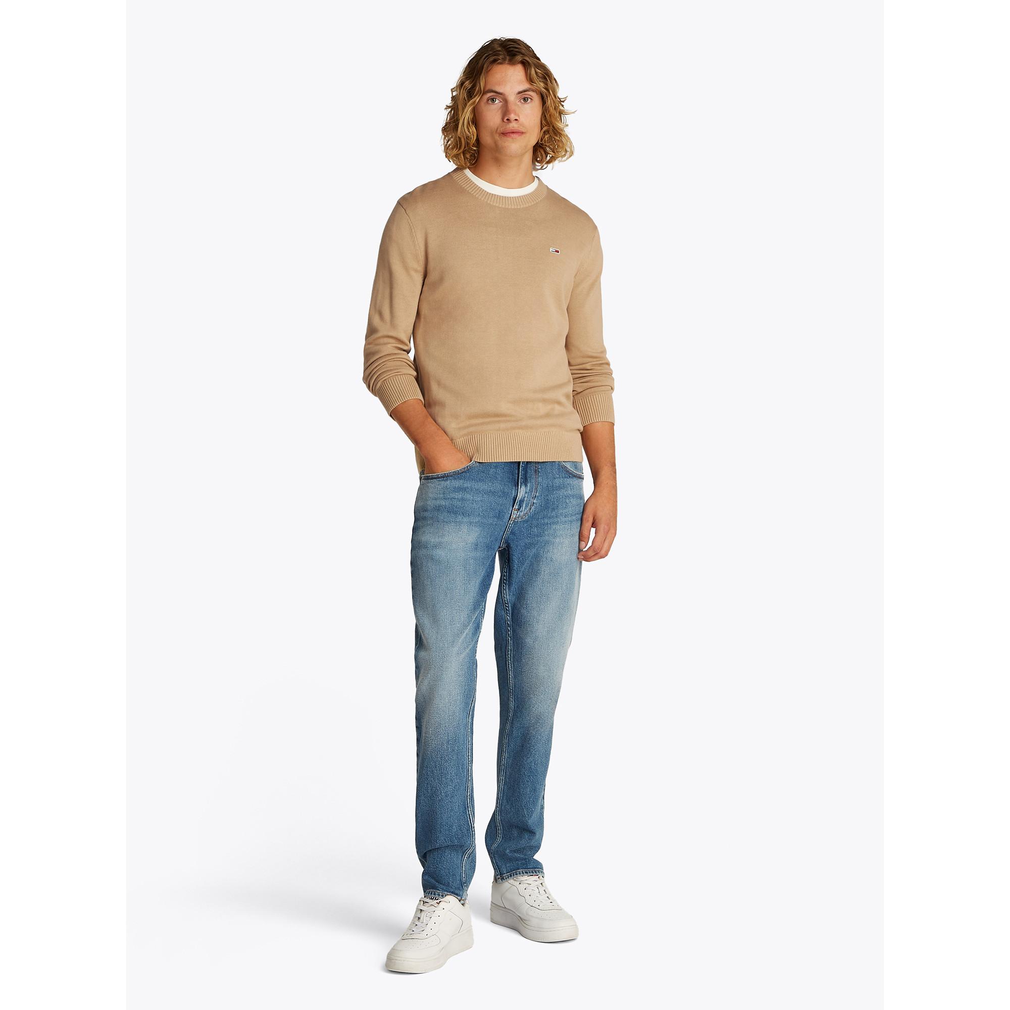 TOMMY JEANS TJM SLIM ESSENTIAL LIGHT SWEATER Pull 