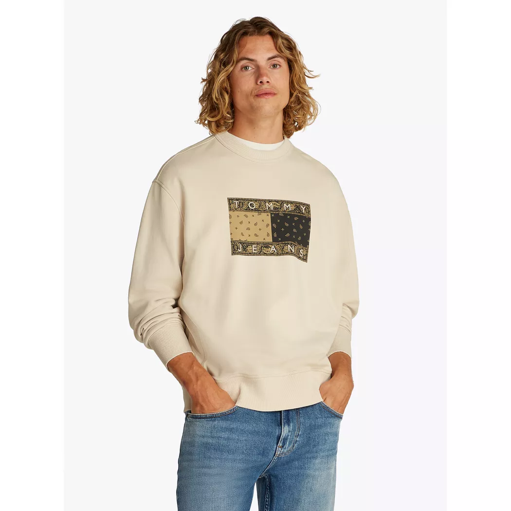 Tommy Jeans - Sweatshirt, für Herren, Beige, Größe S