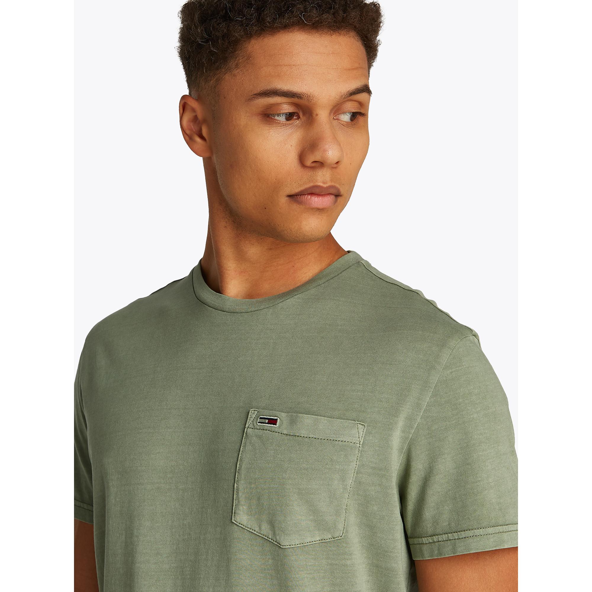 TOMMY JEANS TJM SLIM WASHED POCKET TEE T-shirt 