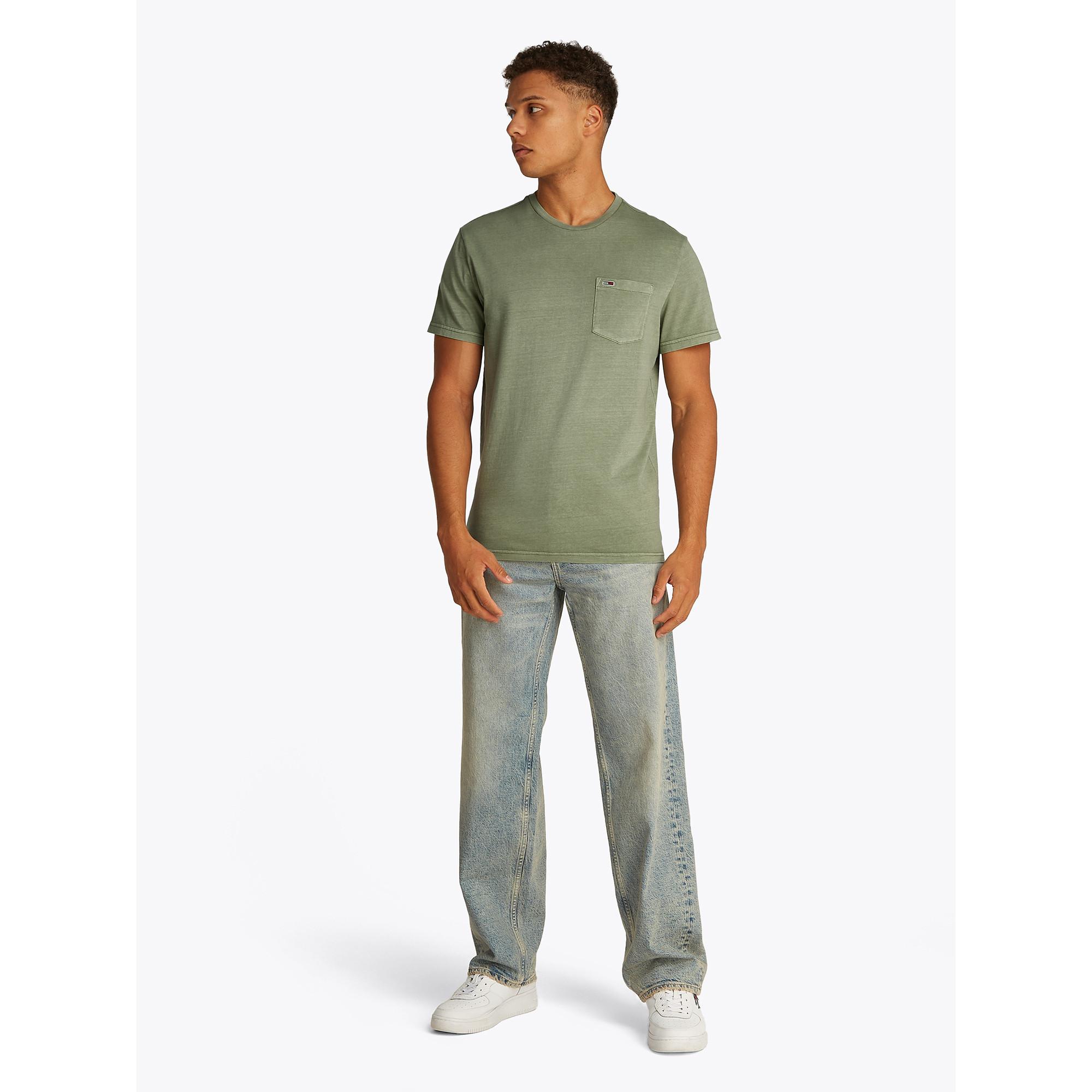 TOMMY JEANS TJM SLIM WASHED POCKET TEE T-shirt 