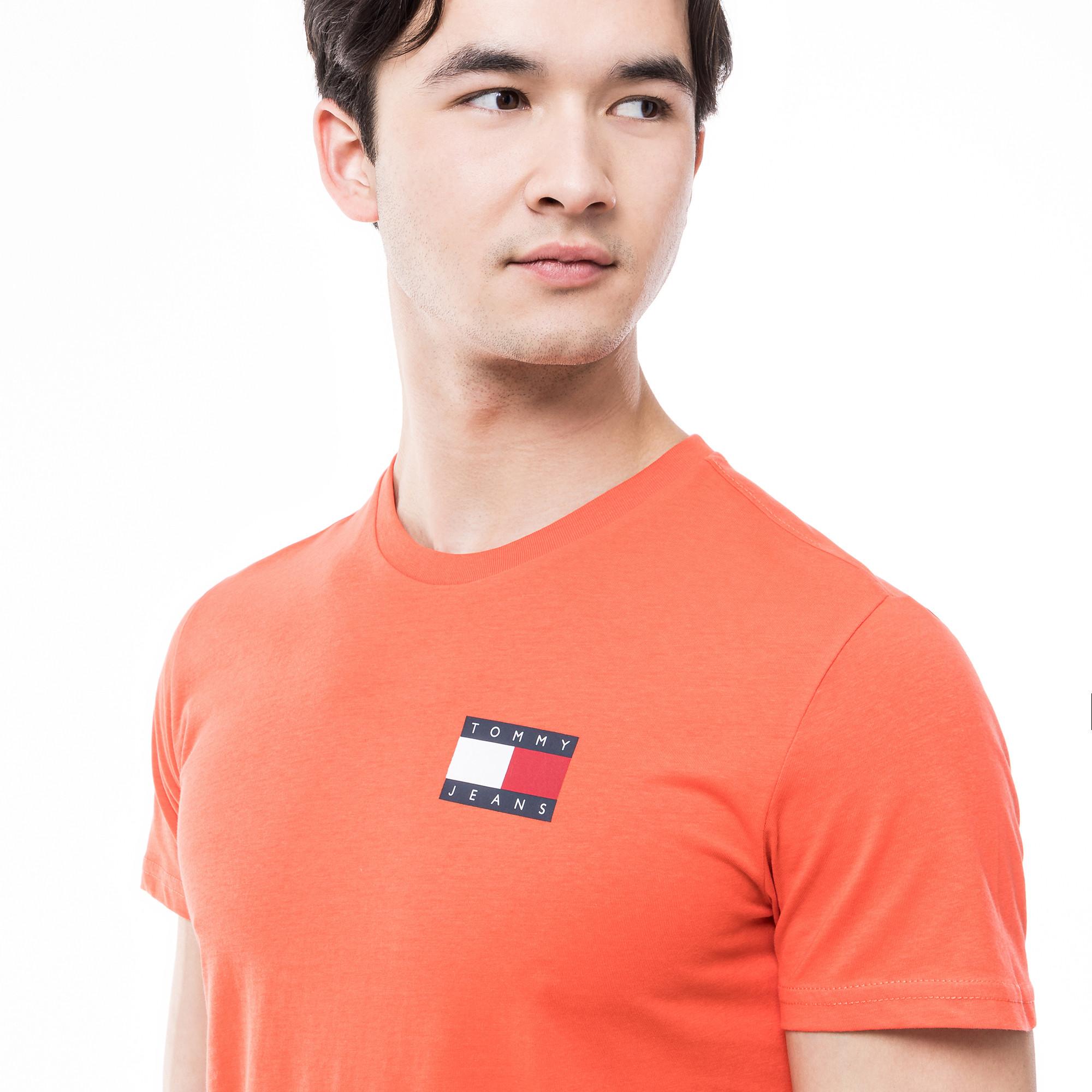 TOMMY JEANS TJM SLIM ESSENTIAL FLAG TEE EXT T-shirt 