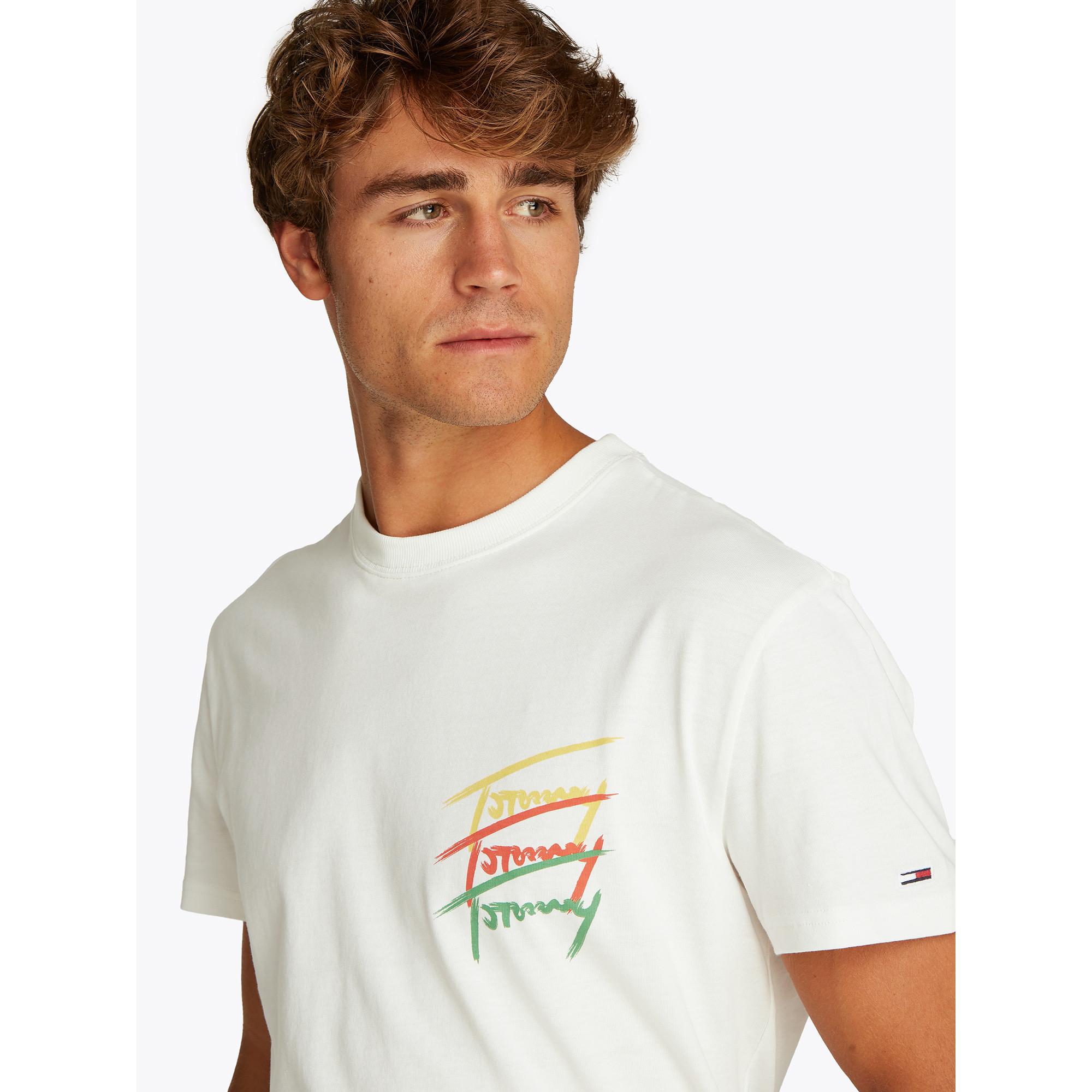 TOMMY JEANS TJM REG TWISTED SIGNTR TEE EXT T-shirt 