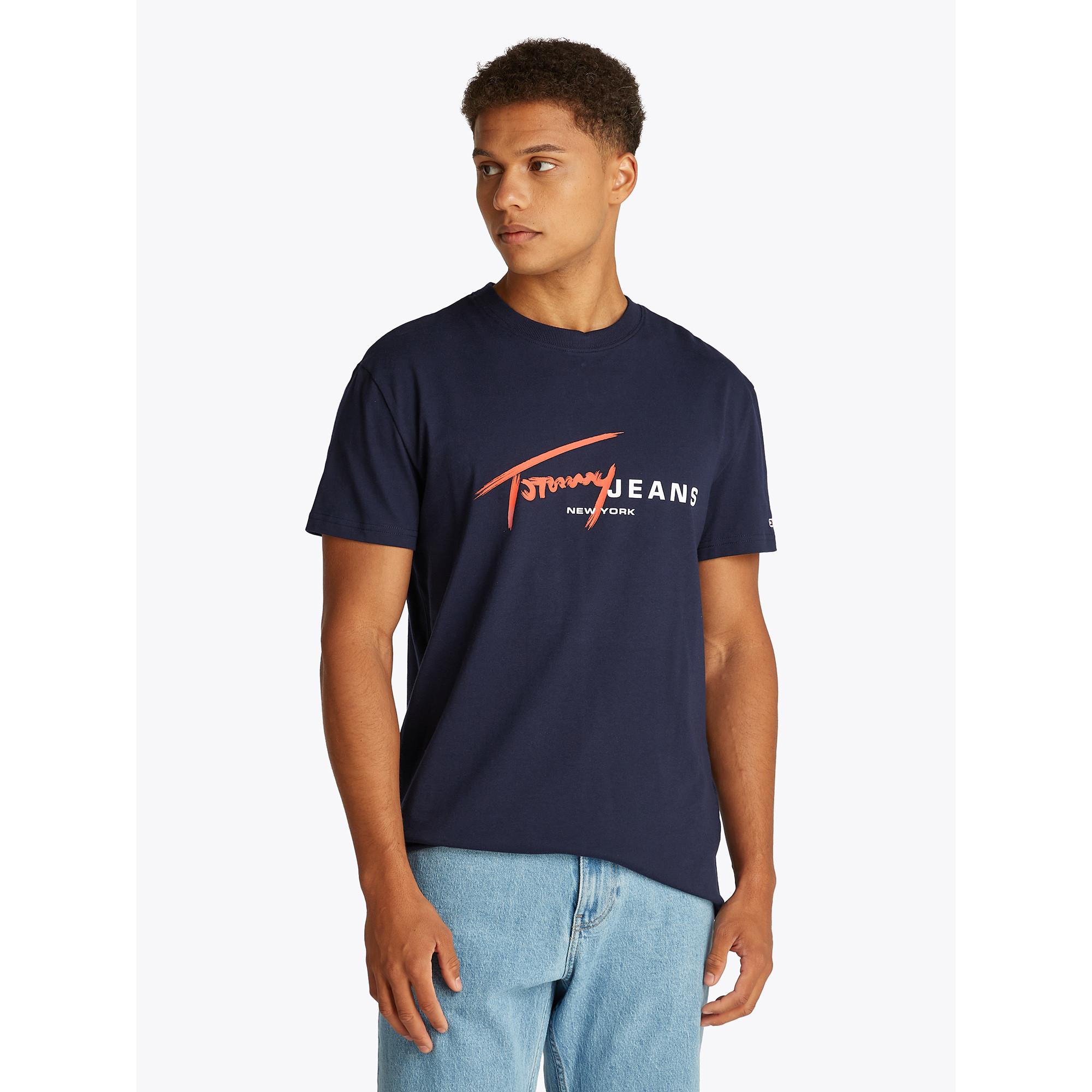 TOMMY JEANS TJM REG SIGNTR DNA TEE EXT T-shirt 