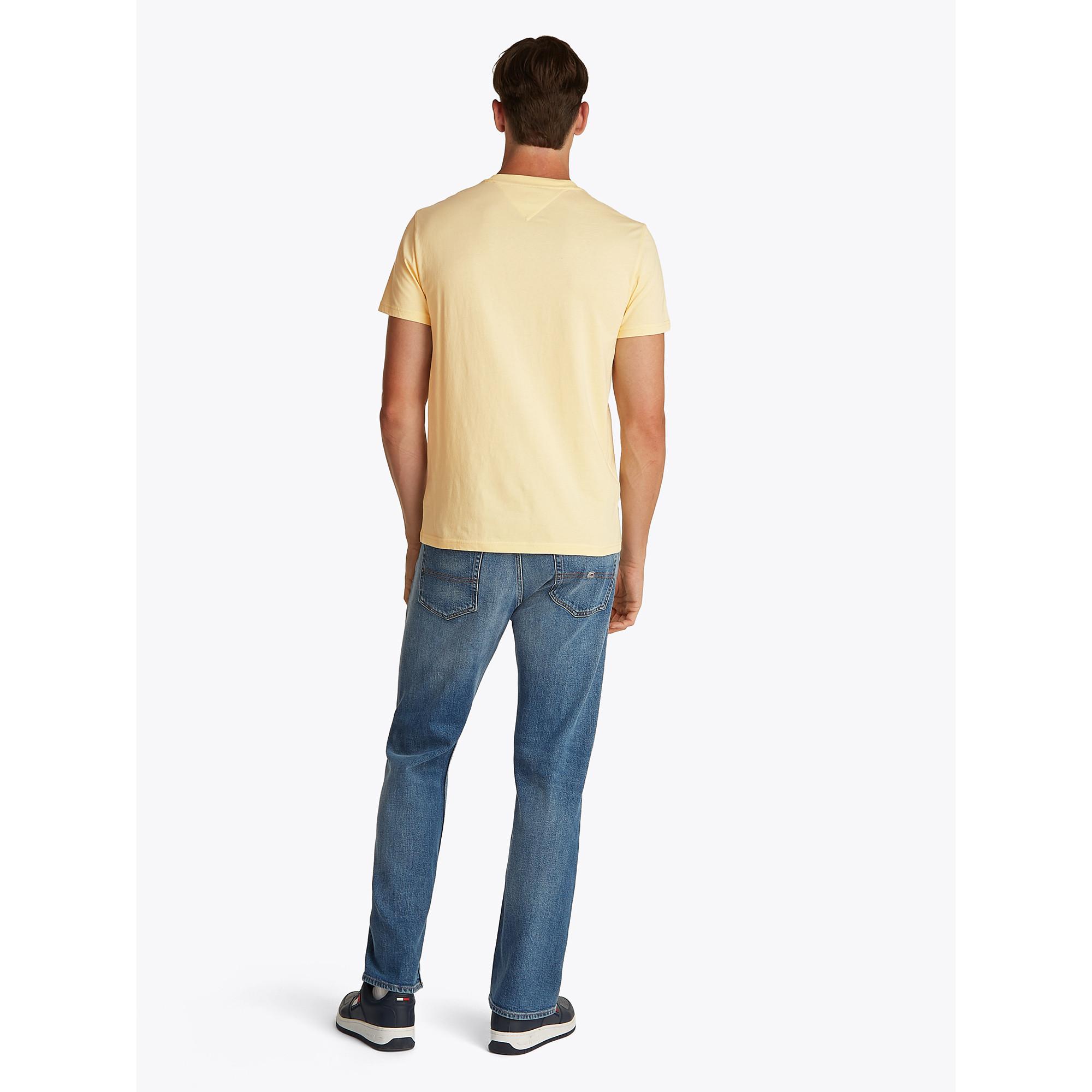 TOMMY JEANS TJM SLIM LINEAR CHEST TEE EXT T-shirt 