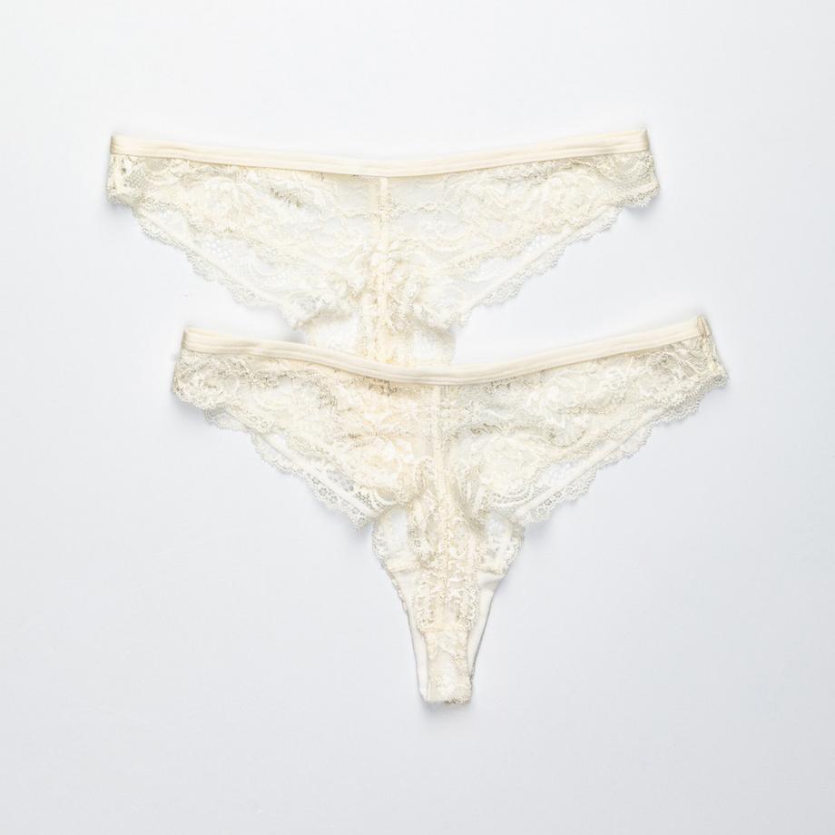 Manor Woman Duopack Spitzen String  