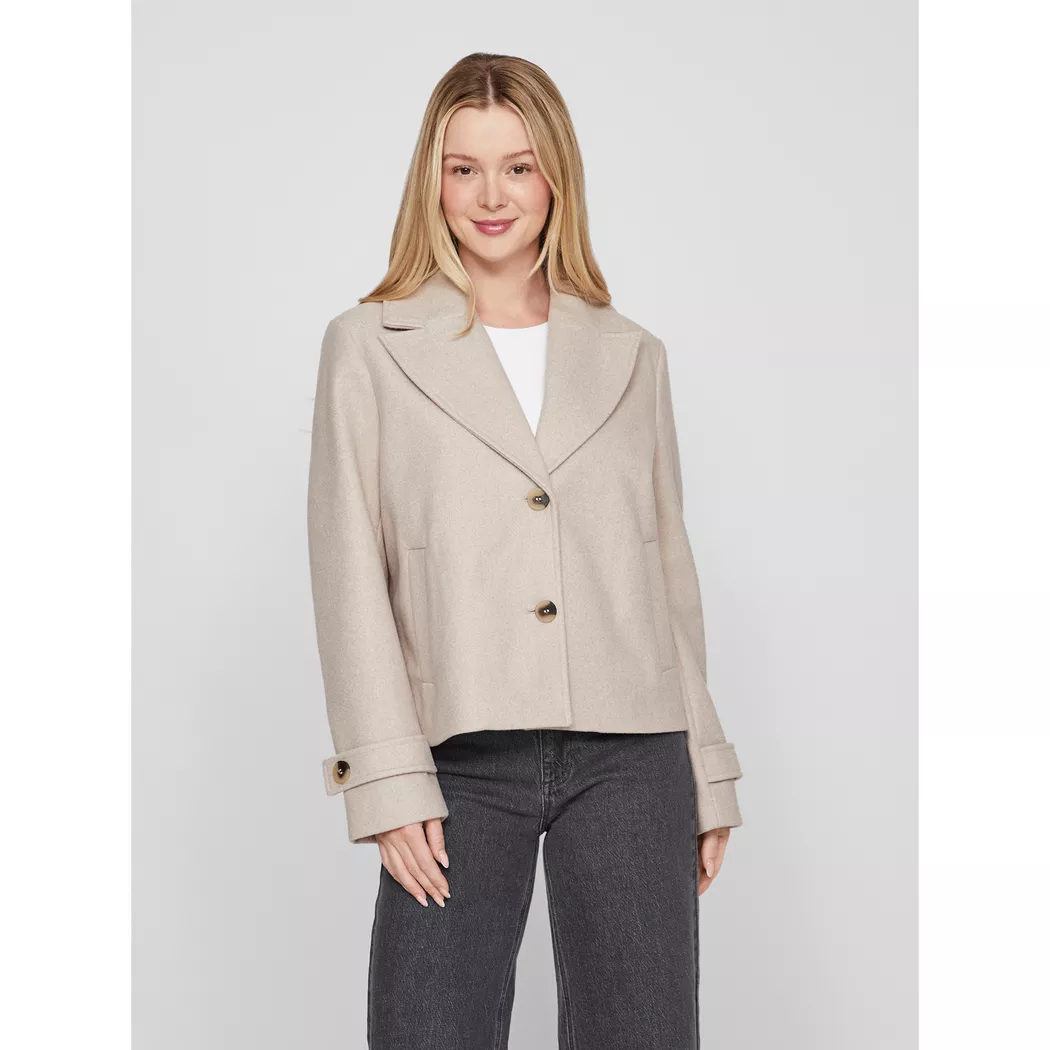 VILA - Trenchcoat, für Damen, Nature, Größe 40