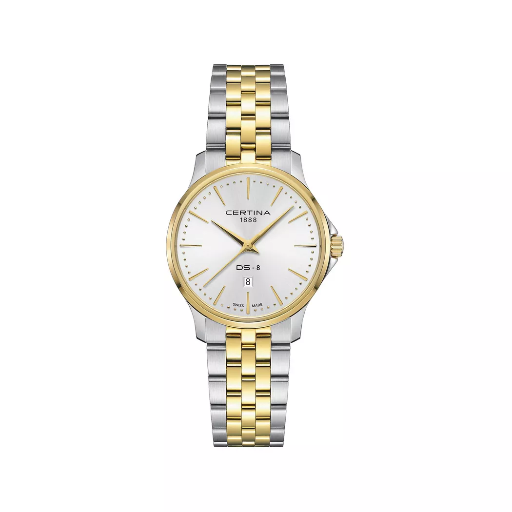 Certina - Analoguhr, DS-8 Lady 31mm, 31mm, Zweifarbig