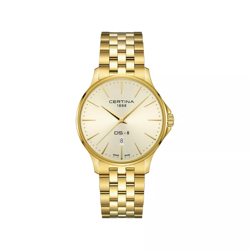 Certina - Analoguhr, DS-8 Gent, 40mm, Gold
