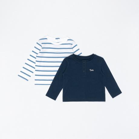 Manor Baby  Lot de 2 T-shirts, manches longues 