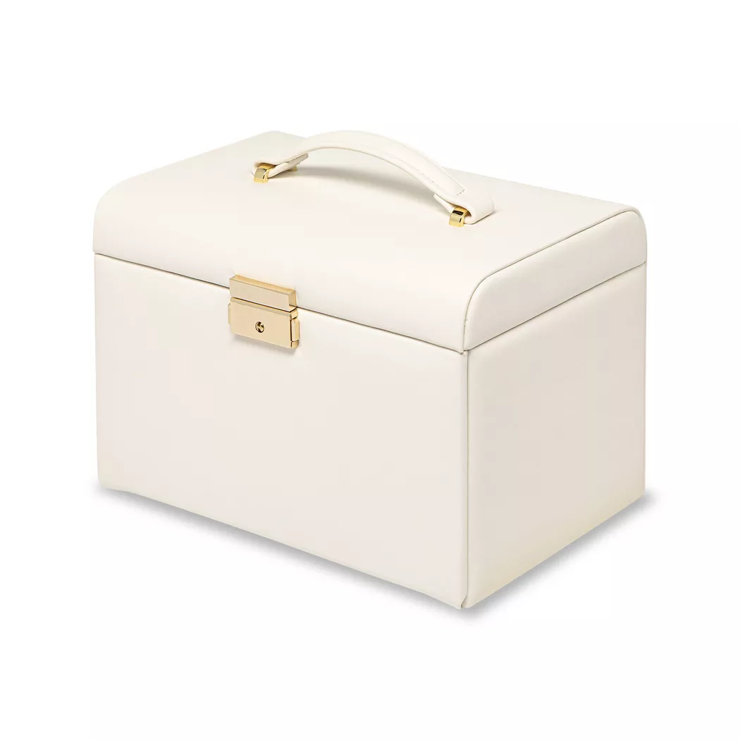 L' Atelier Gold 18 Karat by Manor - Schmuckbox, 23.5X15.5X15.5CM, Weiss