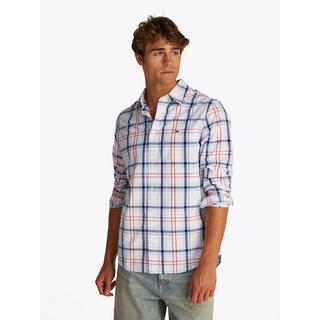 TOMMY JEANS TJM REG POPLIN CHECK LS SHIRT Chemise, manches longues 