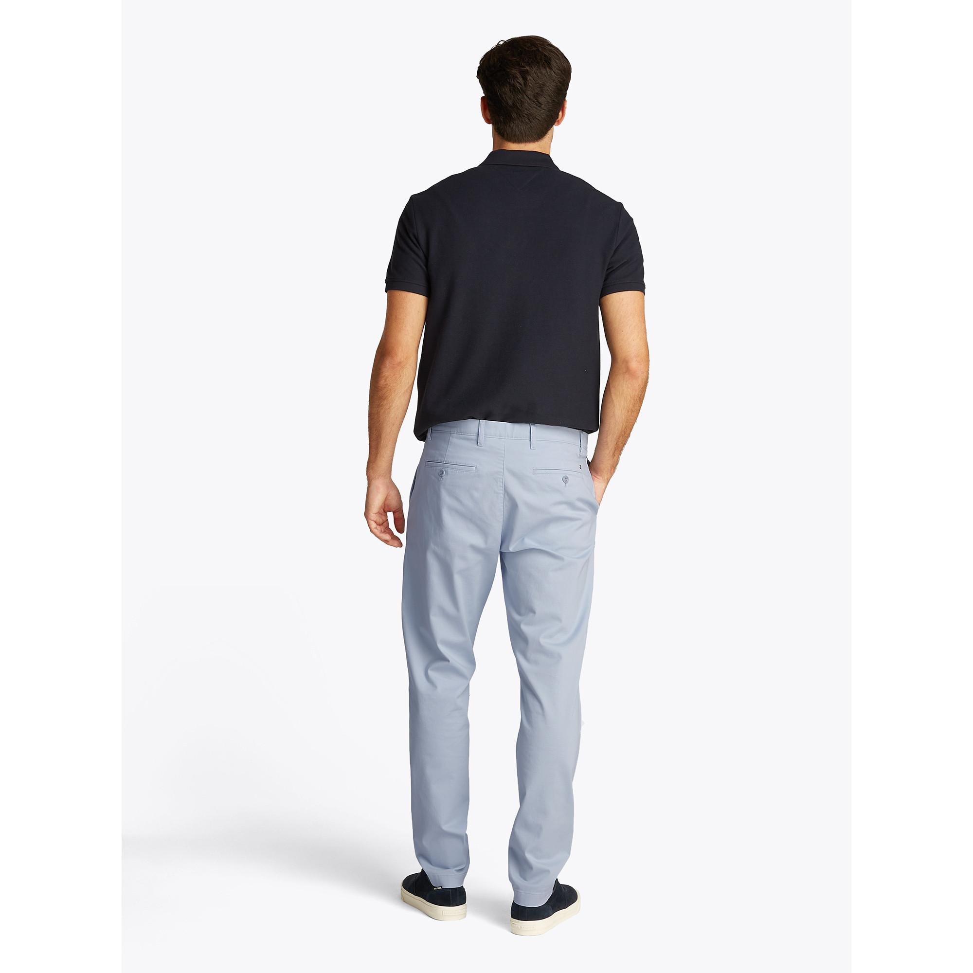 TOMMY HILFIGER HARLEM CHINO SATIN Pantaloni chino, regular fit 