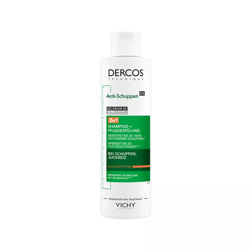 VICHY - 2in1 Shampooing antipelliculaire, Dercos, 200 ml