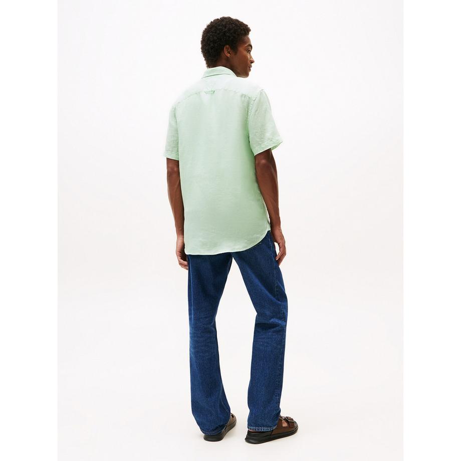 TOMMY HILFIGER Pigment Dyed Linen RF Kurzarmhemd  
