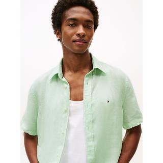 TOMMY HILFIGER Pigment Dyed Leinen RF Kurzarmhemd  