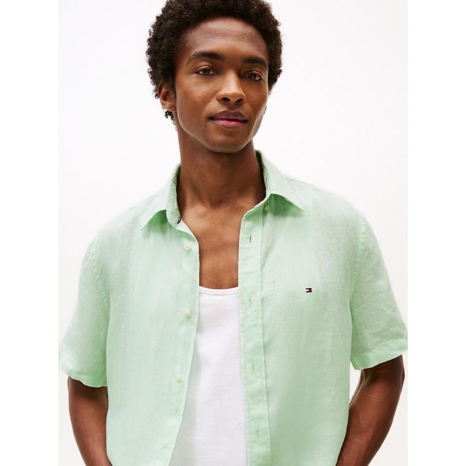 TOMMY HILFIGER Pigment Dyed Linen RF Kurzarmhemd  