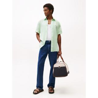 TOMMY HILFIGER Pigment Dyed Leinen RF Kurzarmhemd  