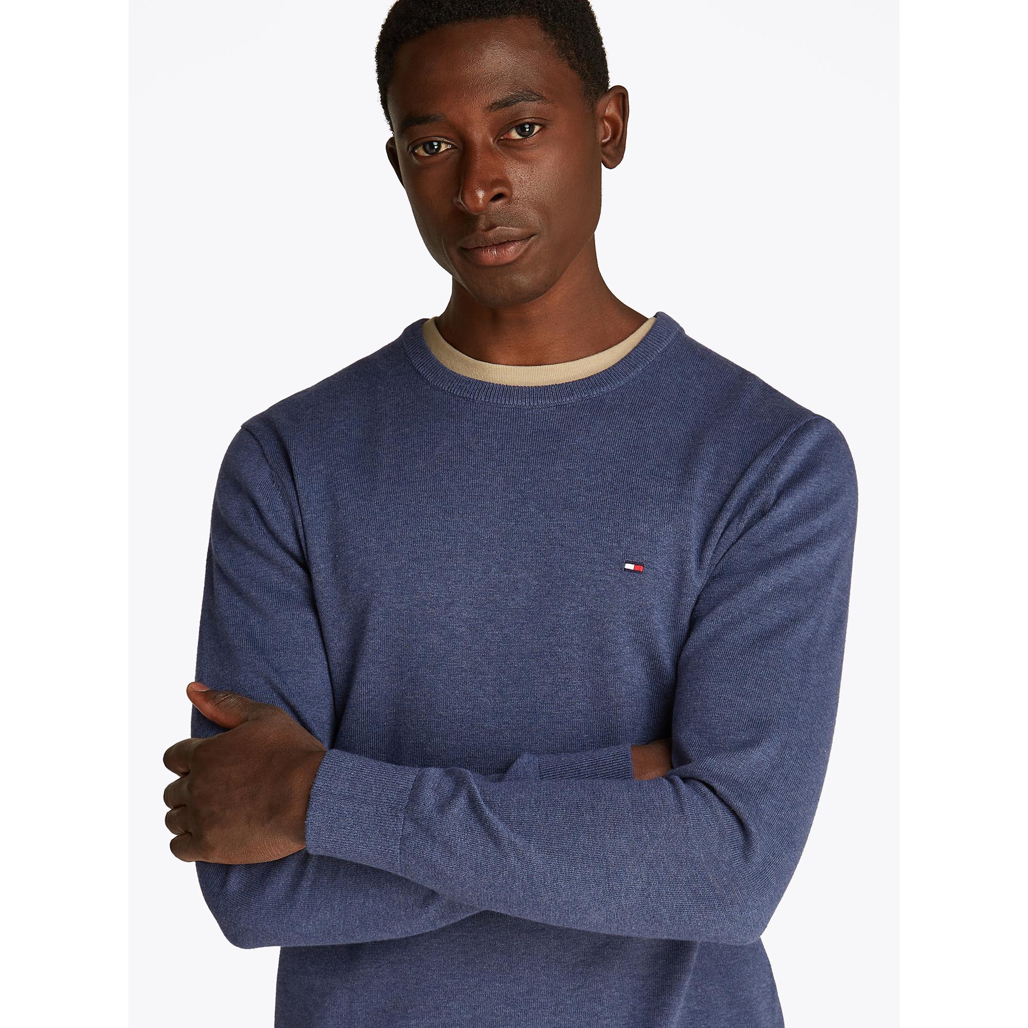 TOMMY HILFIGER ESSENTIAL SSNL COTTON CREW NECK Pull 