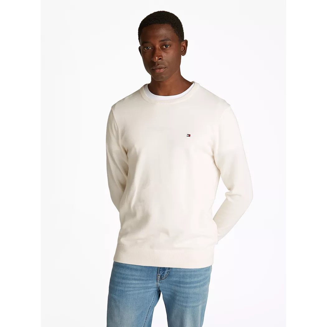 Tommy Hilfiger Pull Essential Ssnl Ivory Petal 2XL Homme