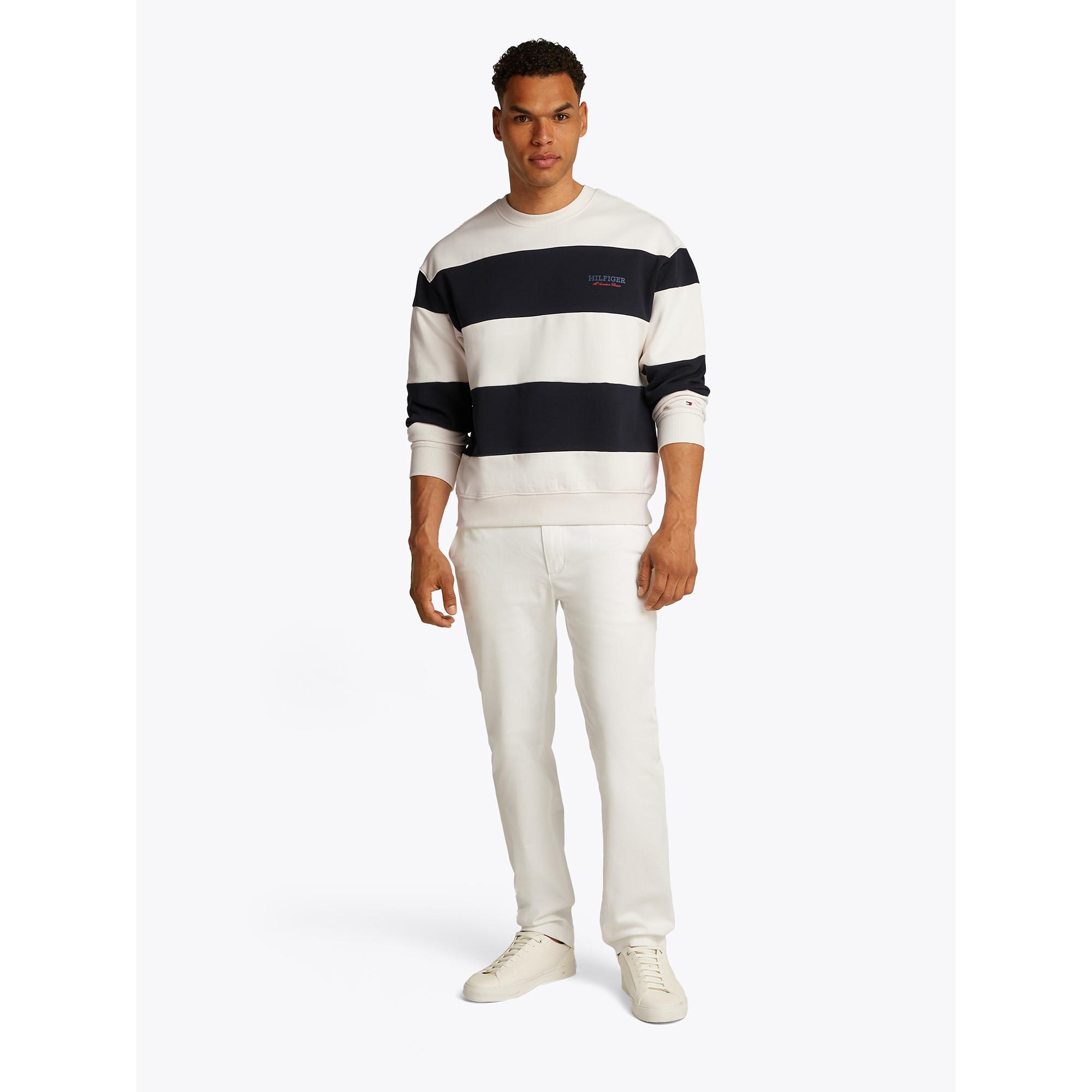 TOMMY HILFIGER MONOTYPE STRIPE SWEATSHIRT Sweat-shirt 