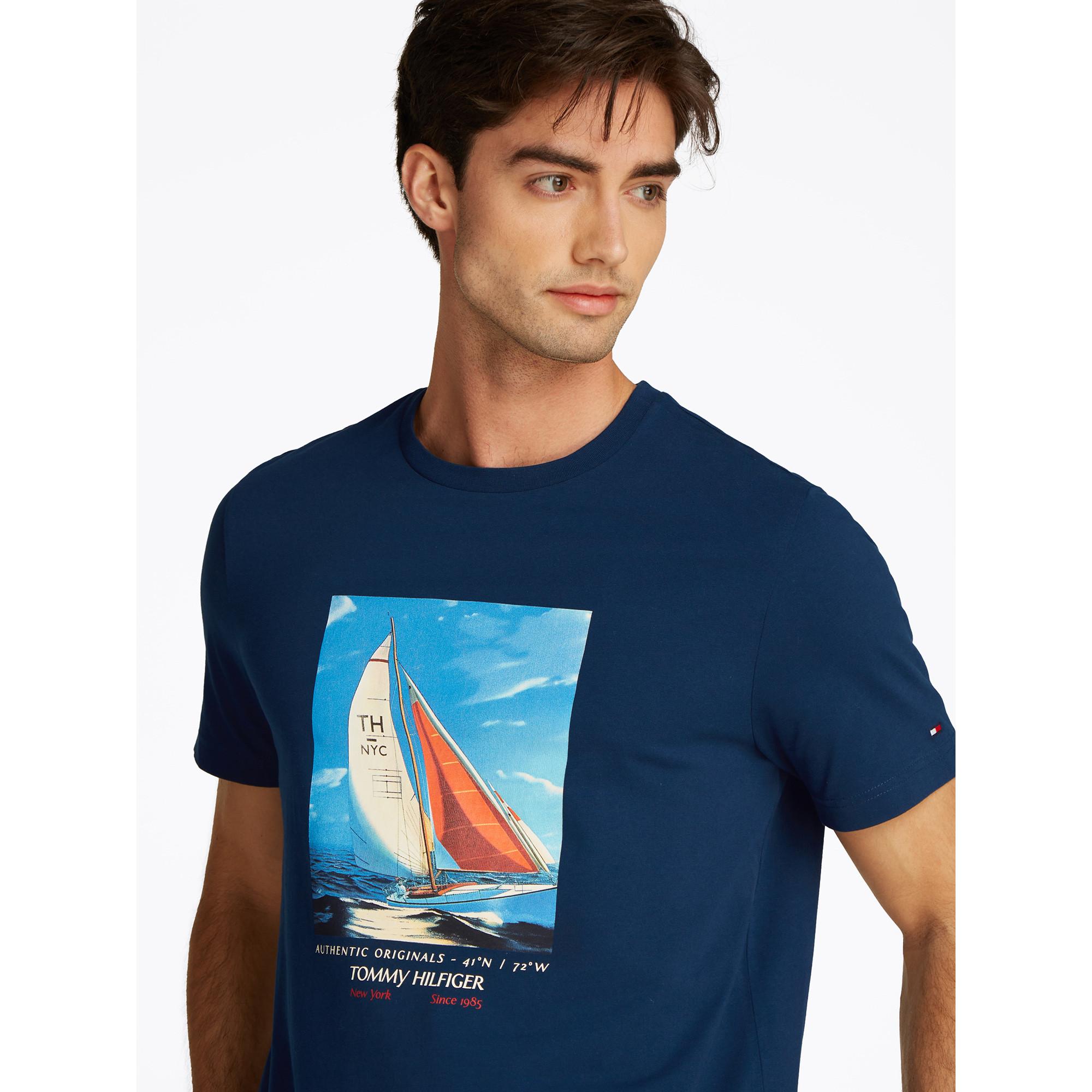 TOMMY HILFIGER HILFIGER COLOR PHOTO PRINT TEE T-shirt 