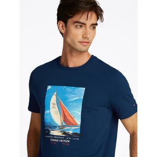 TOMMY HILFIGER HILFIGER COLOR PHOTO PRINT TEE T-shirt 