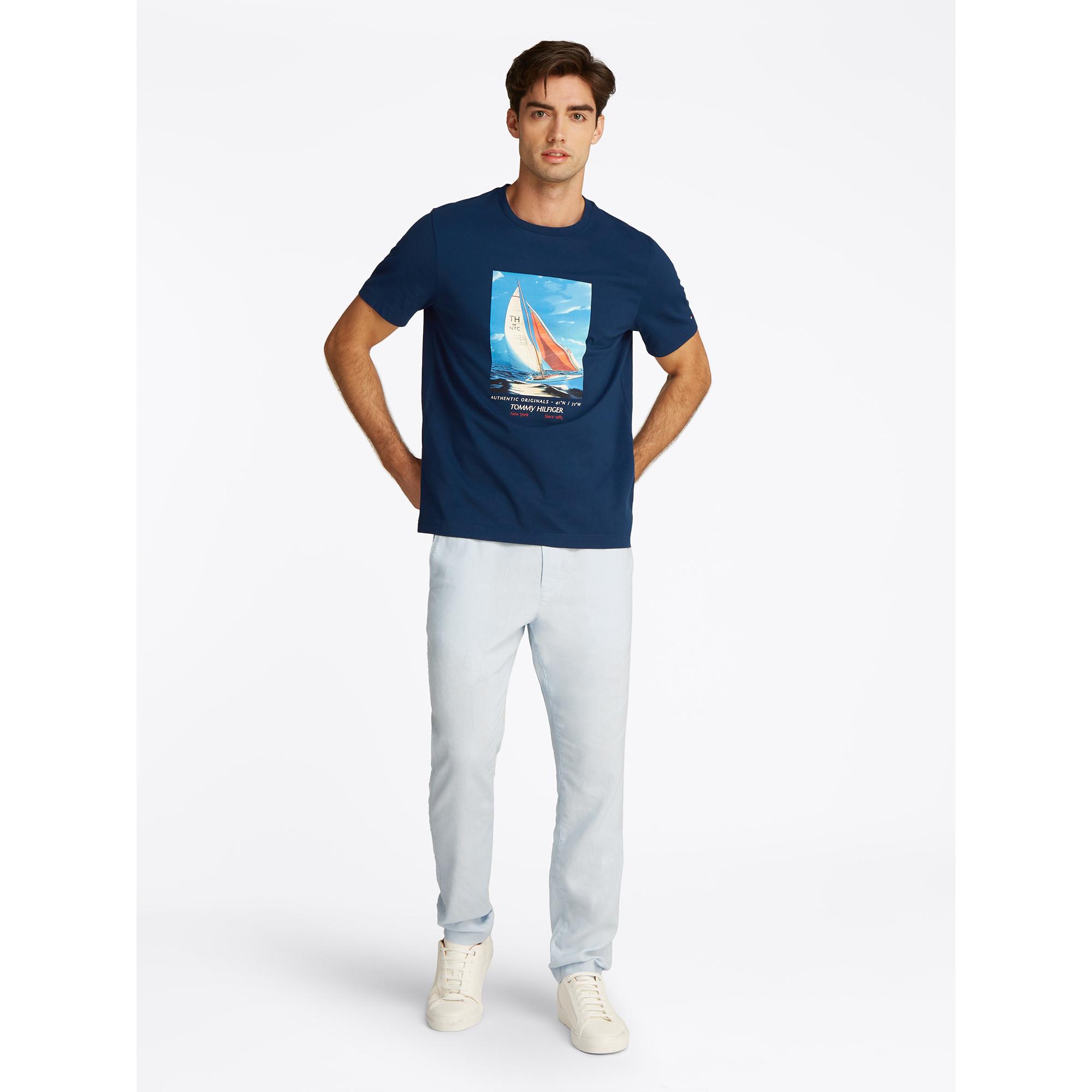 TOMMY HILFIGER HILFIGER COLOR PHOTO PRINT TEE T-shirt 