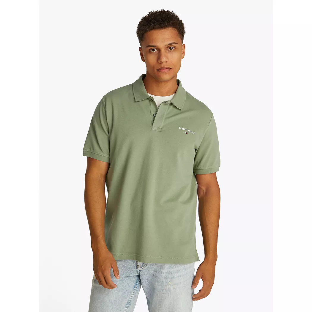 Tommy Jeans - Poloshirt, kurzarm, für Herren, Grün, Größe L