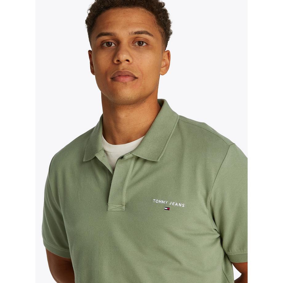 TOMMY JEANS Regular Linear Polo Maniche Corte  