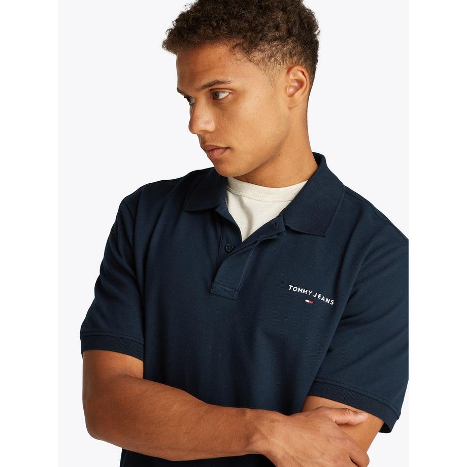 TOMMY JEANS Regular Linear Polo Manches Courtes  