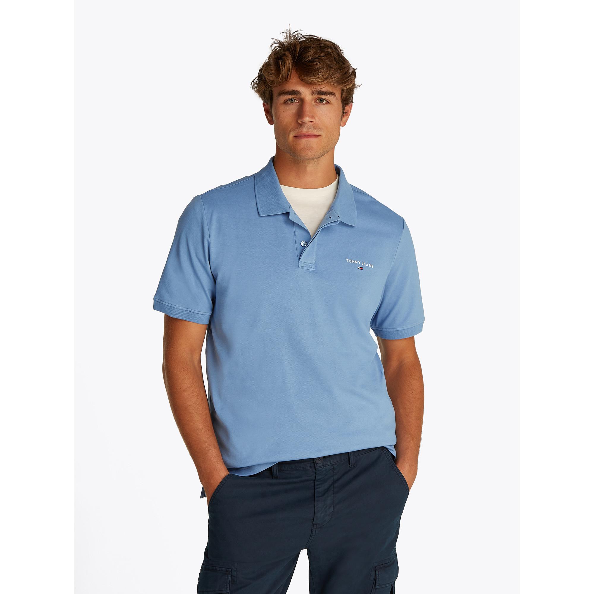 TOMMY JEANS TJM REG LINEAR POLO EXT Polo, manches courtes 