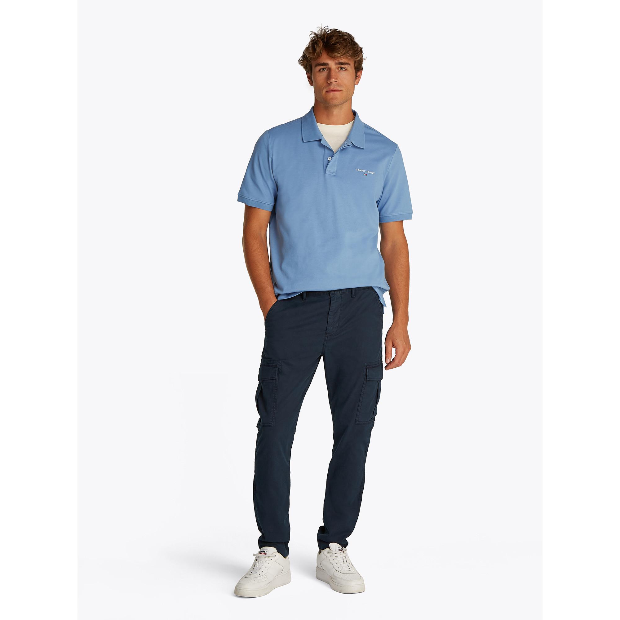 TOMMY JEANS TJM REG LINEAR POLO EXT Polo, manches courtes 