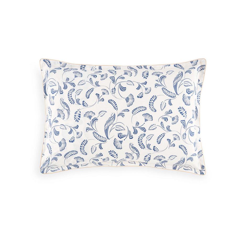 DESCAMPS Papyrus Taie d'oreiller à motif floral  