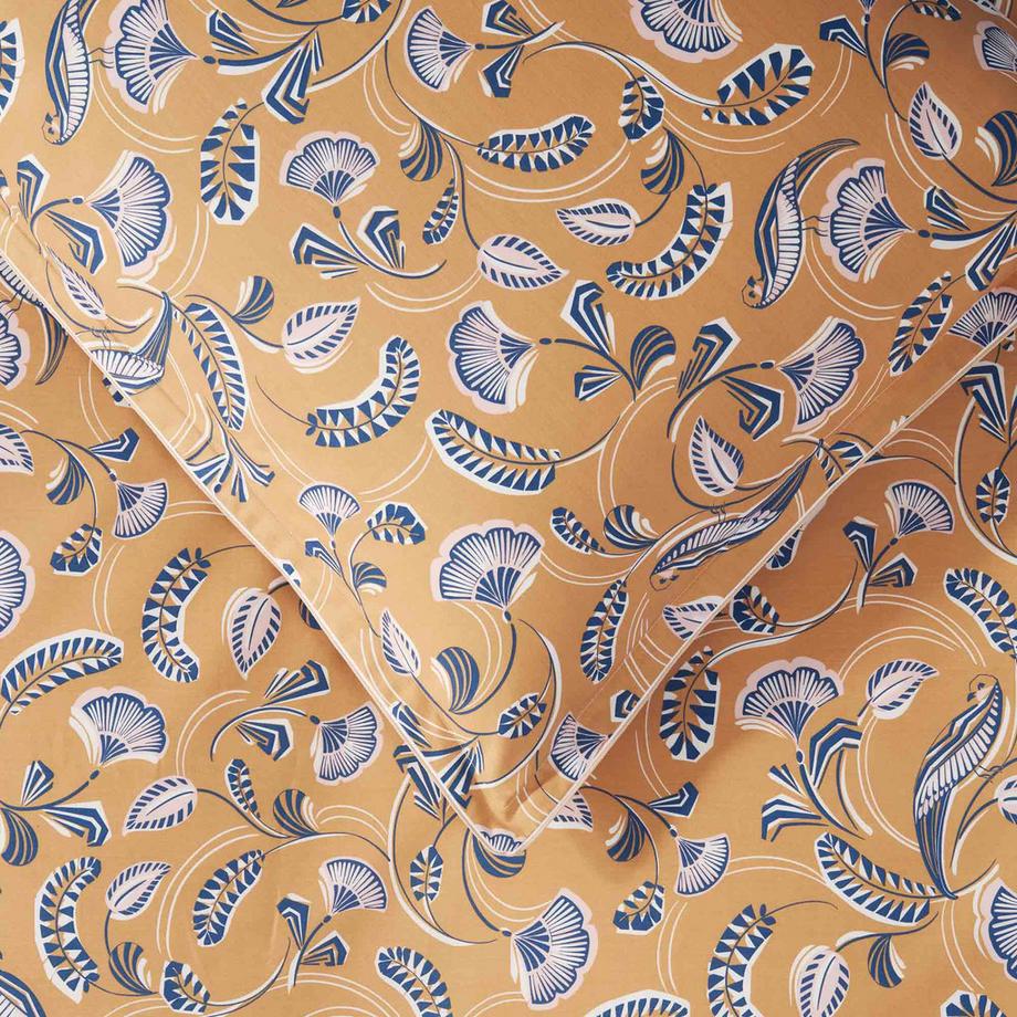 DESCAMPS Papyrus Taie d'oreiller à motif floral  