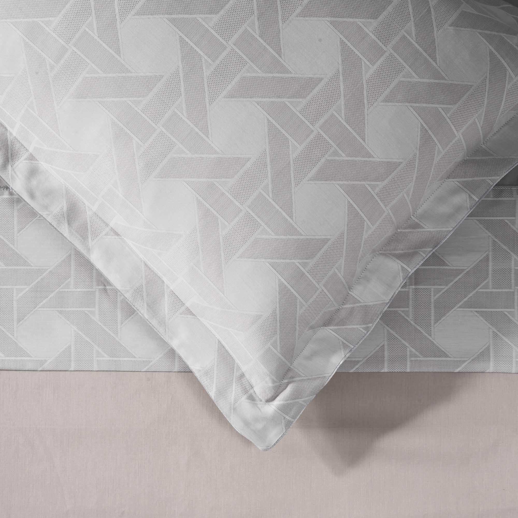 DESCAMPS Florilege 2 Jacquard Satin Duvetbezug  