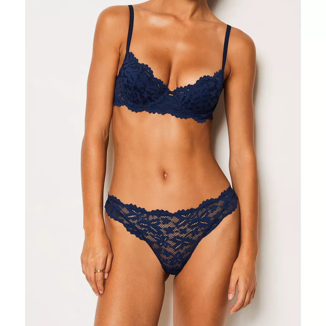 Etam - Tanga, für Damen, Marine, Größe 44