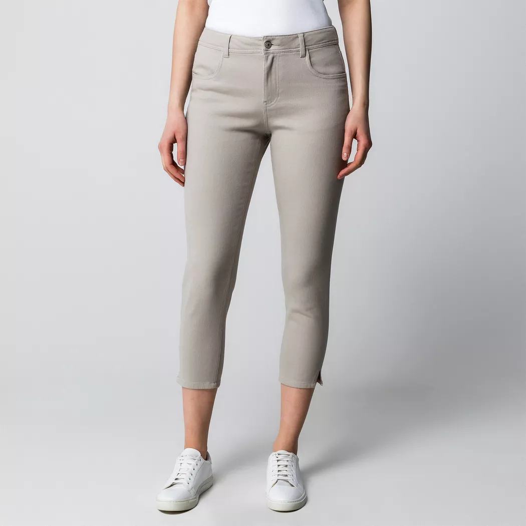 Manor Woman - 5-Pocket Hose 7/8, Regular Fit, für Damen, Sand, Größe 34