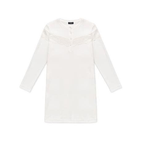 Manor Woman Nachthemd mit langen Ärmeln und Spitze  