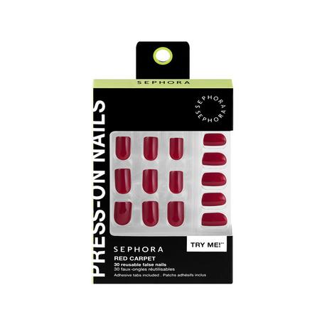 SEPHORA  Kit Faux-Ongles Réutilisables, Pads Adhésifs - Effet Gel, Résultat Professionnel 