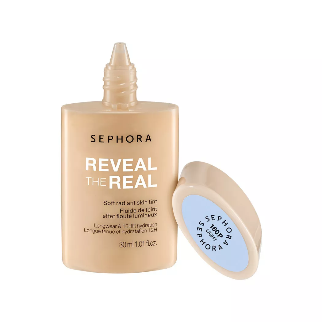 SEPHORA - Reveal The Real - Teintfluid für einen strahlenden Teint mit Weichzeichnereffekt, 30 ml, P Light 2