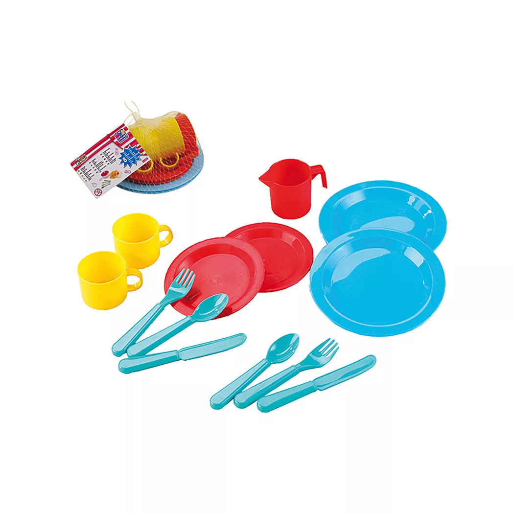 Happy People 13-Piece Tea Set Multicolor