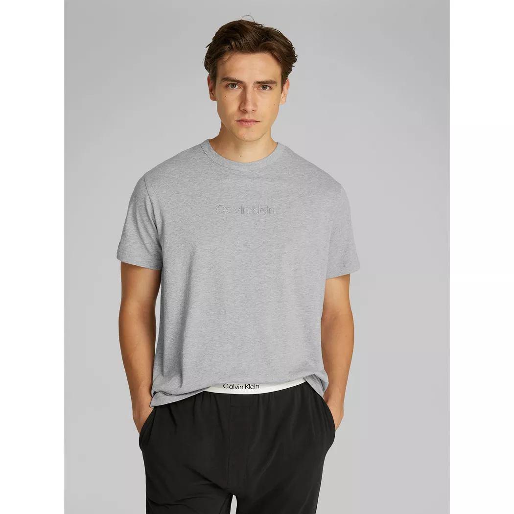 Calvin Klein - T-Shirt, für Herren, Hellgrau, Größe M