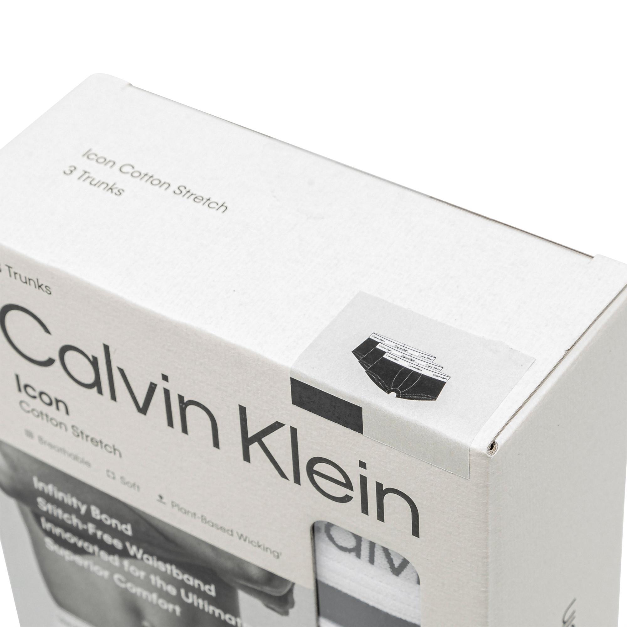 Calvin Klein TRUNK 3PK Lot de 3 boxers 