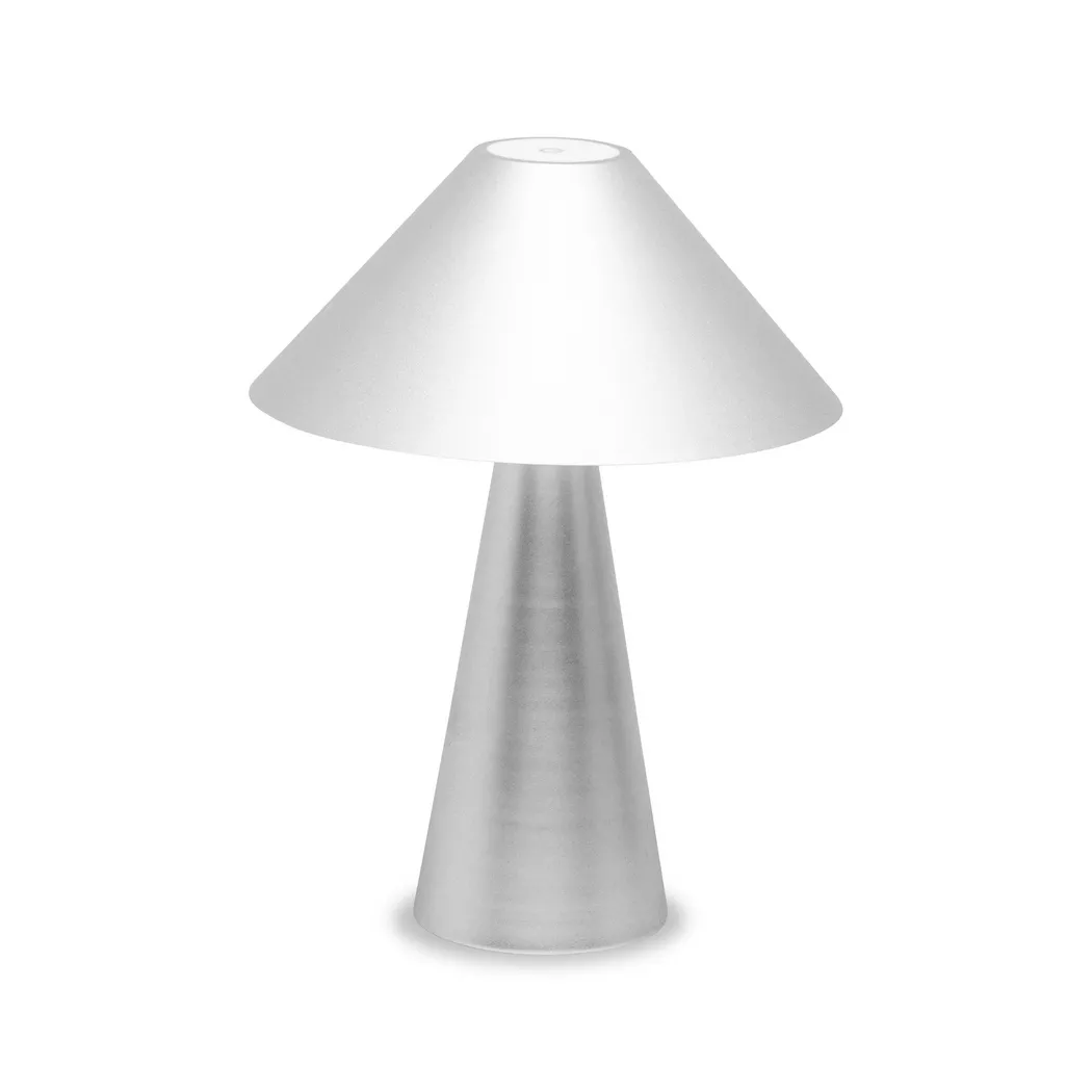 Manor – LED Tischleuchte, H26CM,Ø19CM, Silberfarben