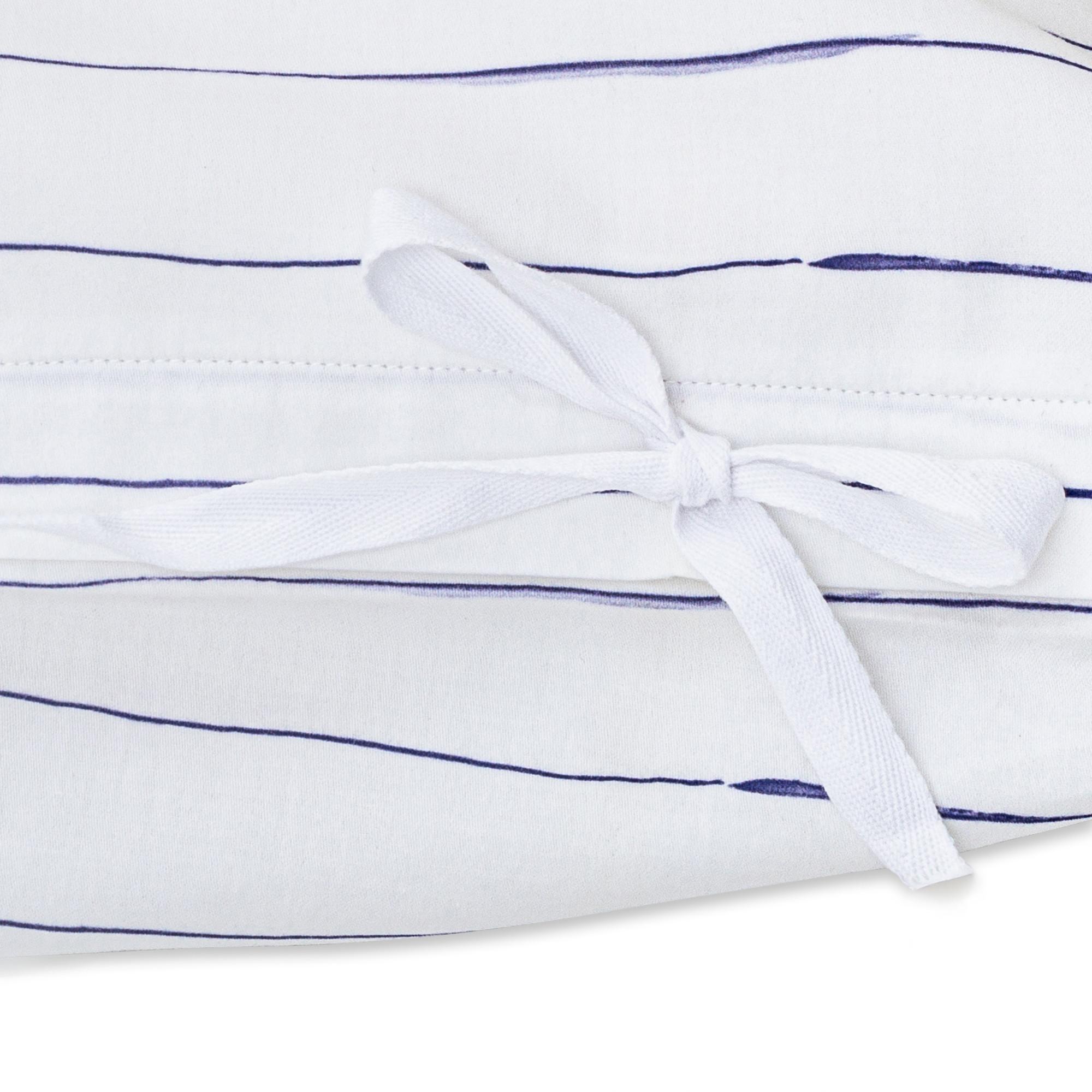 Manor Gassin Taie d'oreiller Satin Rayé  