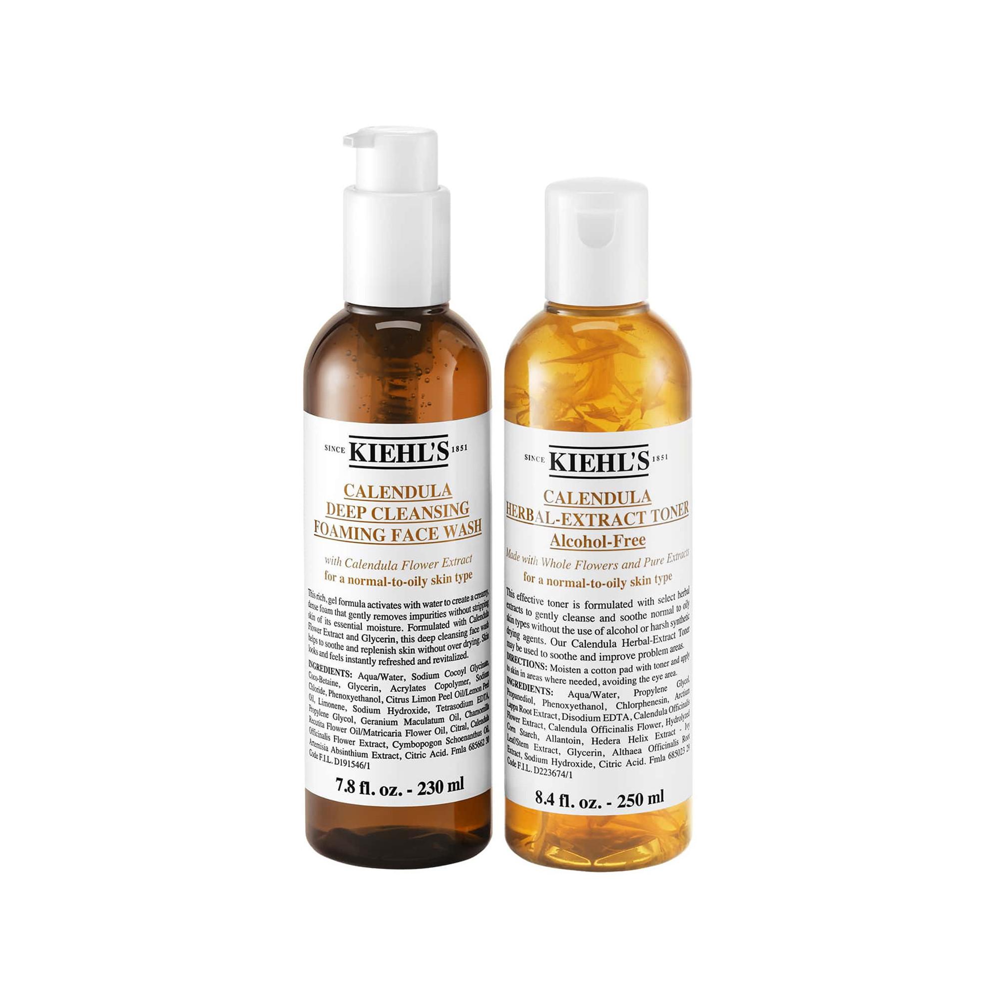 Kiehl's CALENDULA Leave the oil behind Set 