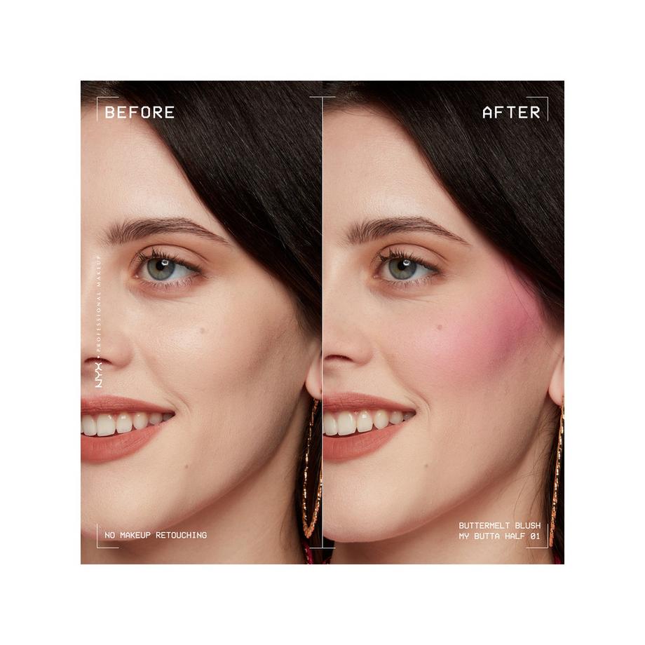 NYX-PROFESSIONAL-MAKEUP Buttermelt  08 Getting Butta Buttermelt  Blush 