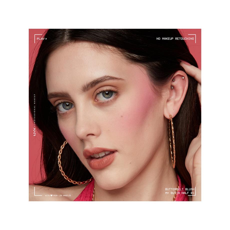 NYX-PROFESSIONAL-MAKEUP Buttermelt  08 Getting Butta Buttermelt  Blush 