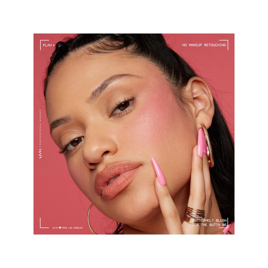 NYX-PROFESSIONAL-MAKEUP Buttermelt  08 Getting Butta Buttermelt  Blush 