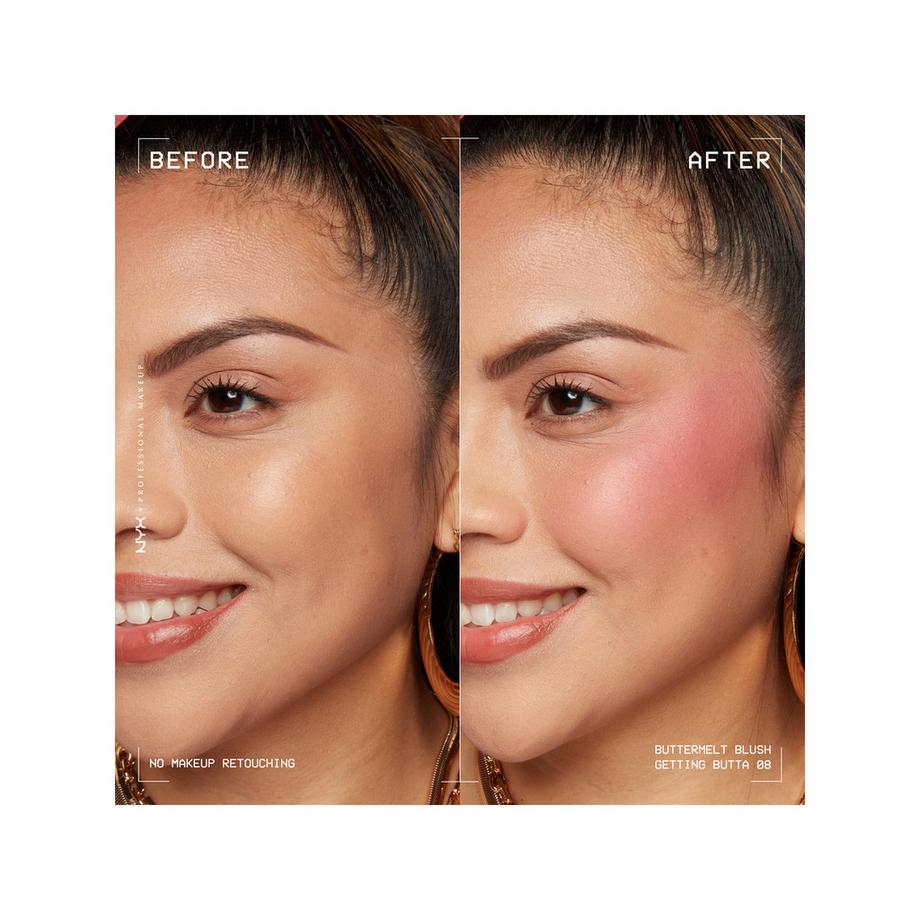 NYX-PROFESSIONAL-MAKEUP Buttermelt  08 Getting Butta Buttermelt  Blush 